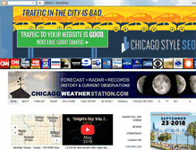 Tablet Screenshot of chicagoweatherstation.com